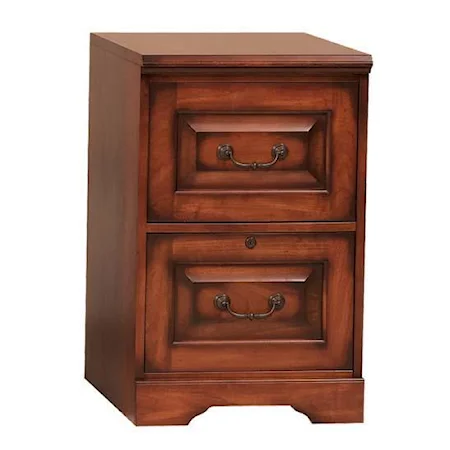 Two Drawer Traditonally Styled  File Cabinet